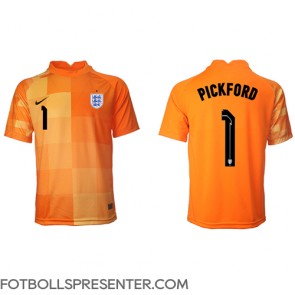 England Jordan Pickford #1 Målvakt Borta Matchtröja VM 2022 Kortärmad